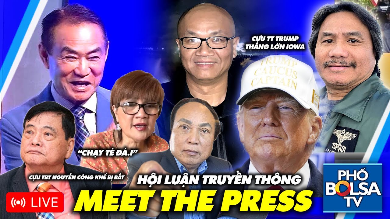 MEET THE PRESS: Bà Nhật Linh nói VNCH "chạy té đá.i" / Ô. Trump thắng lớn / Cựu TBT N.C. Khế bị bắt