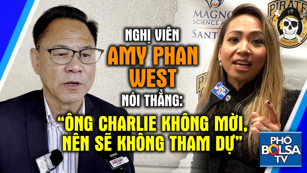 Nghị viên Amy Phan West nói thẳng: Ông Charlie Nguyễn không mời, nên sẽ không tham dự Lễ Thượng Kỳ.