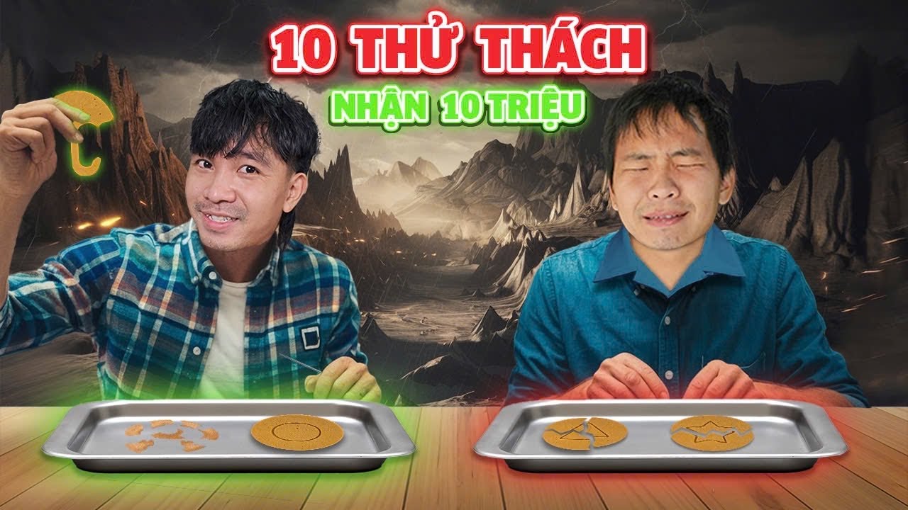 Vượt Qua 10 THỬ THÁCH Thắng 10 Triệu