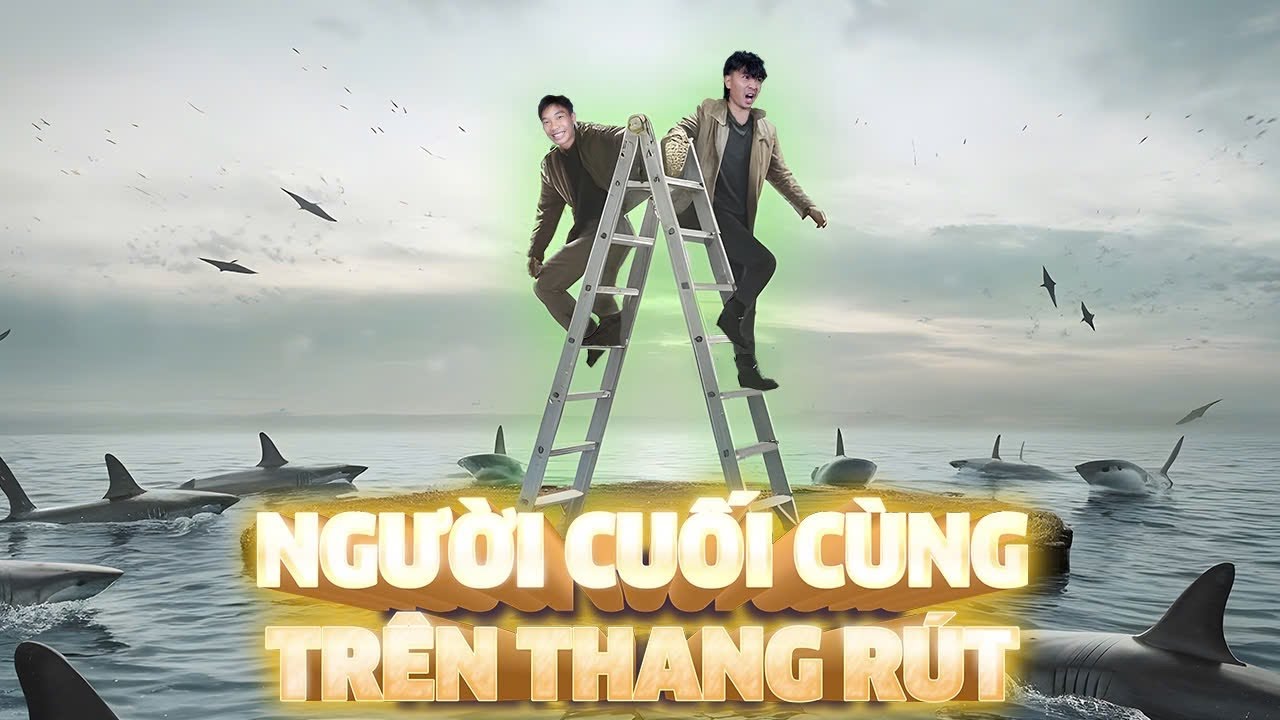 Người Cuối Cùng Sống Sót Trên THANG RÚT Thắng 10 Triệu | Last To Leave Ladder Wins