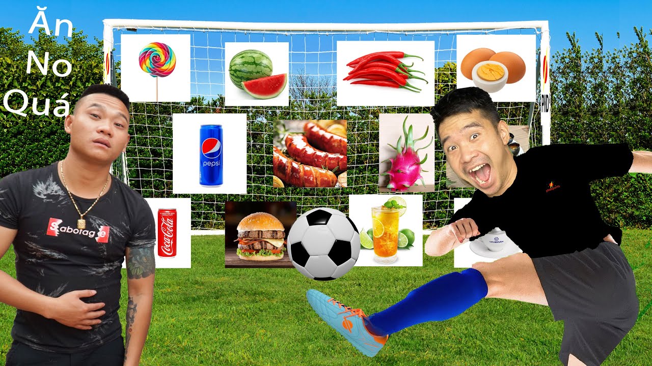 PHD | Bóng Đá Đồ Ăn | Football Food Challenge