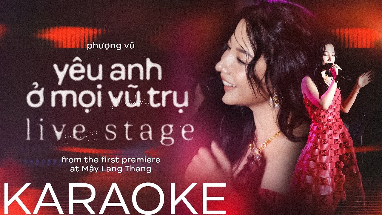 [KARAOKE TONE NAM] ‘yêu anh ở mọi vũ trụ’ - phượng vũ | nhạc đám cưới cực hay cho những cặp đôi 2024