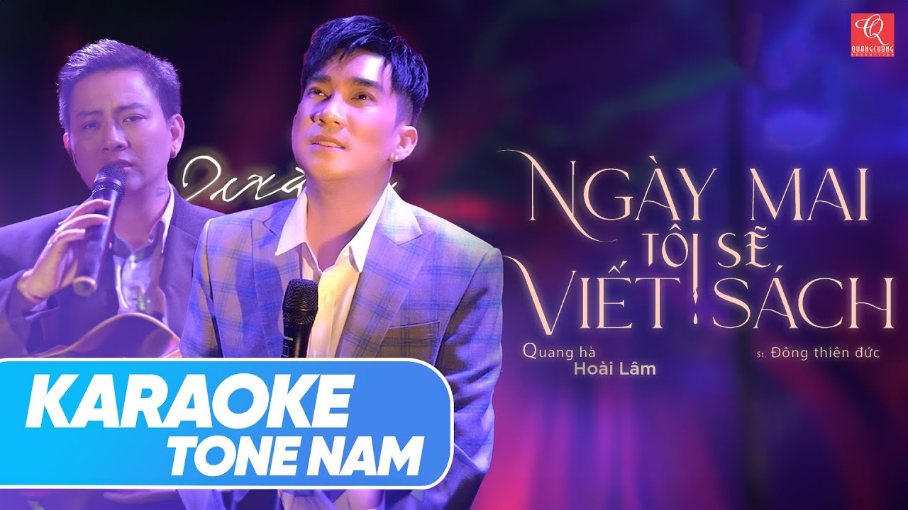 KARAOKE NGÀY MAI TÔI SẼ VIẾT SÁCH | QUANG HÀ x HOÀI LÂM | #karaoke #NMTSVS #quangha #hoailam