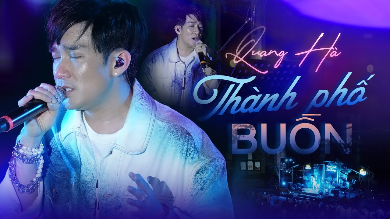 Thành Phố Buồn - Quang Hà (Live band) | Nhạc Vàng Xưa Bất Hủ