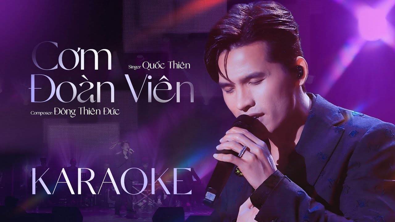 KARAOKE | Quốc Thiên - Cơm Đoàn Viên | Sáng tác : Đông Thiên Đức