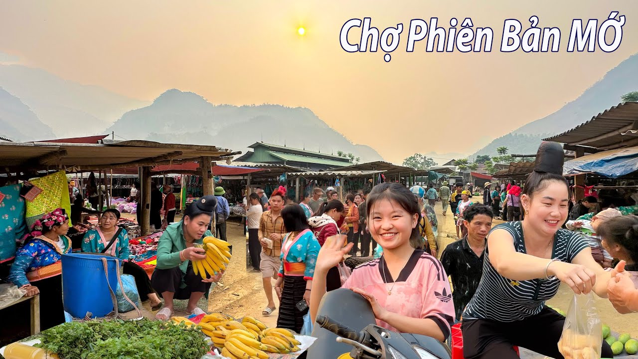 Chợ phiên bản Mớ của người Thái ở vùng Tái Định Cư - Thuận Châu - Sơn La