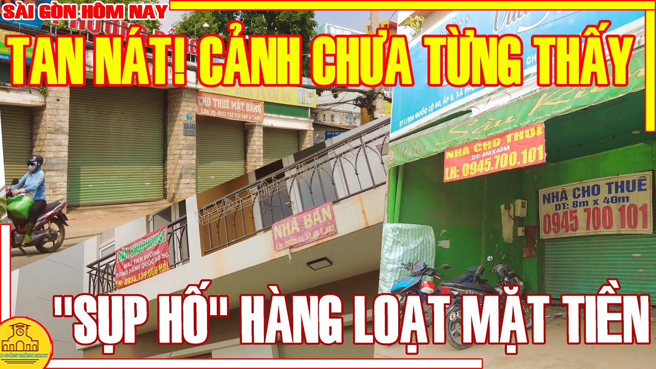 TAN NÁT! CHƯA TỪNG THẤY: HÀNG LOẠT MẶT TIỀN "SỤP HỐ" CUỐI NĂM / BÌNH CHÁNH VÙNG VEN SÀI GÒN HÔM NAY