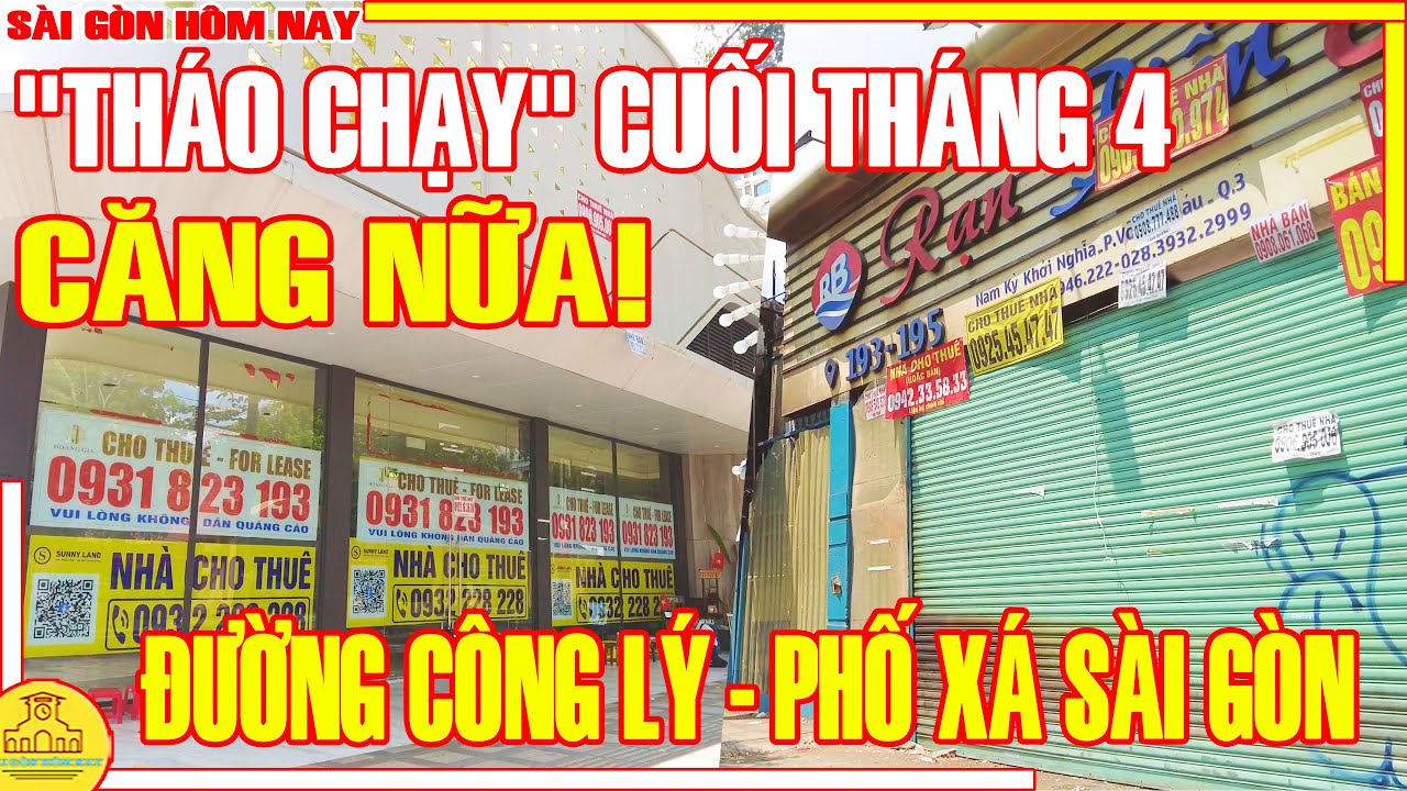 THÔI RỒI! "THÁO CHẠY" CUỐI THÁNG 4 Sài Gòn CƠN LỐC DẸP TIỆM CHƯA DỪNG LẠI / Phố Xá Sài Gòn Hôm Nay