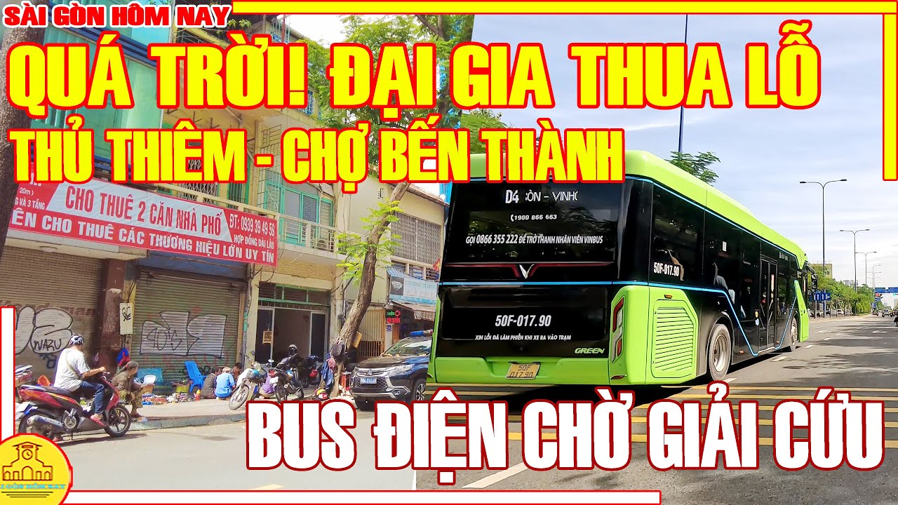 QUÁ TRỜI! ĐẠI GIA THUA LỖ CUỐI NĂM BUS ĐIỆN XIN GIẢI CỨU / HẦM THỦ THIÊM - BẾN THÀNH SÀI GÒN HÔM NAY