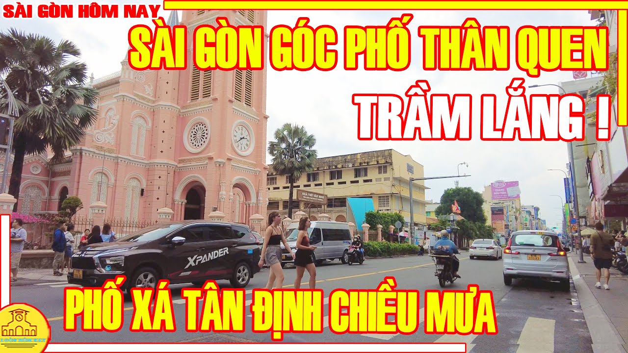 TRẦM LẮNG! Sài Gòn GÓC PHỐ THÂN QUEN / Chiều Mưa Phố Xưa TÂN ĐỊNH Hai Bà Trưng / Sài Gòn Hôm Nay