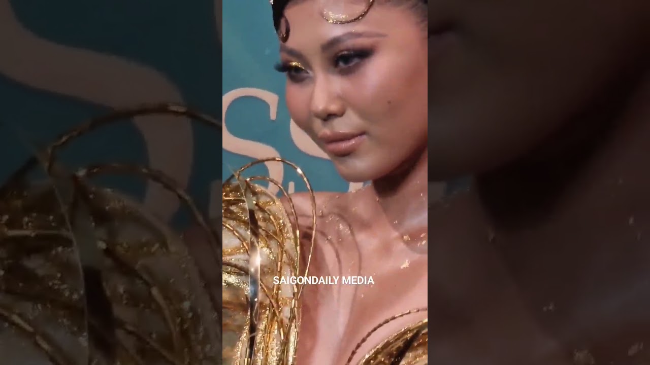 Á hậu Thạch Thu Thảo xuất hiện rực rỡ ra mắt MISS EARTH VN 2023