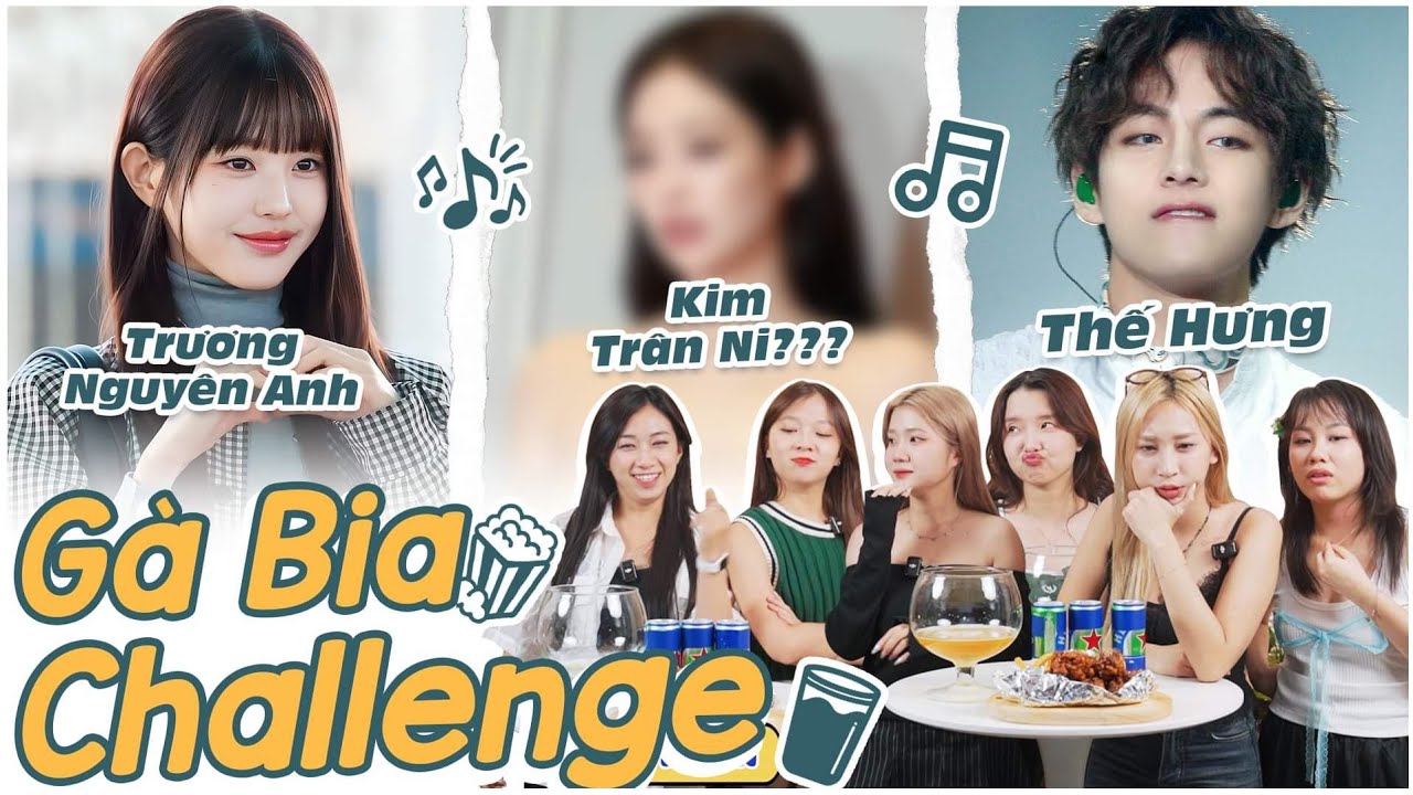 Đoán tên idol K-Pop phiên bản Hán Việt: Kim Trân Ni, Điền Chính Quốc | Gà Bia Challenge