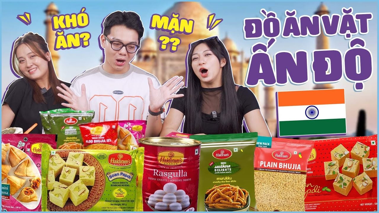 Kiểm chứng snack ẤN ĐỘ 🇮🇳: siêu cấp độc lạ, hương vị BA CHẤM 😭