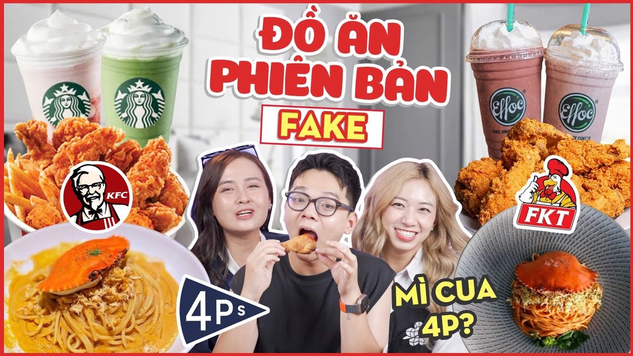 Kiểm chứng đồ ăn PHA-KE!? 😱: FKT đụng độ KFC, mì cua 4P’s bản Dupe siêu giống??