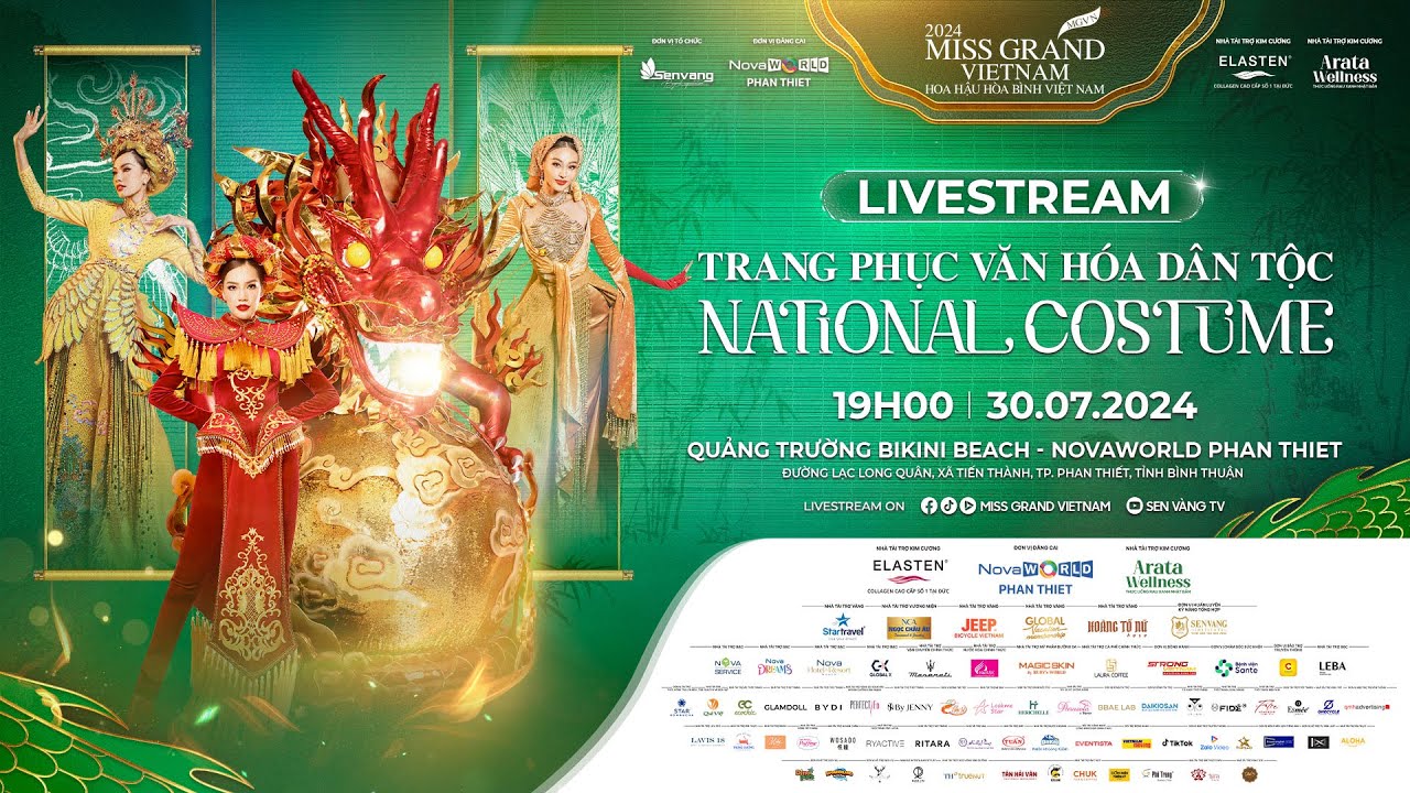 ĐÊM THI TRANG PHỤC VĂN HOÁ DÂN TỘC - NATIONAL COSTUME SHOW - MISS GRAND VIETNAM 2024