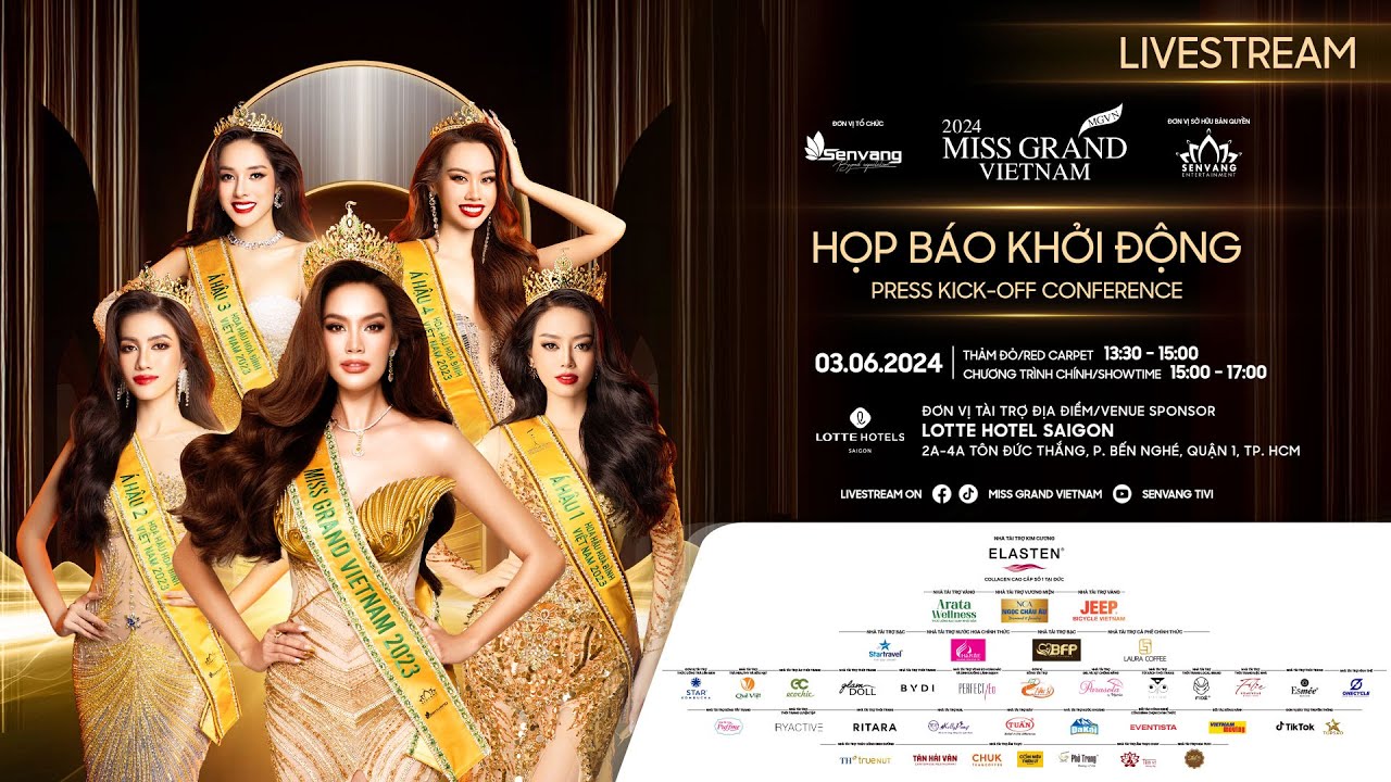 [LIVESTREAM] - HỌP BÁO KHỞI ĐỘNG MISS GRAND VIETNAM 2024