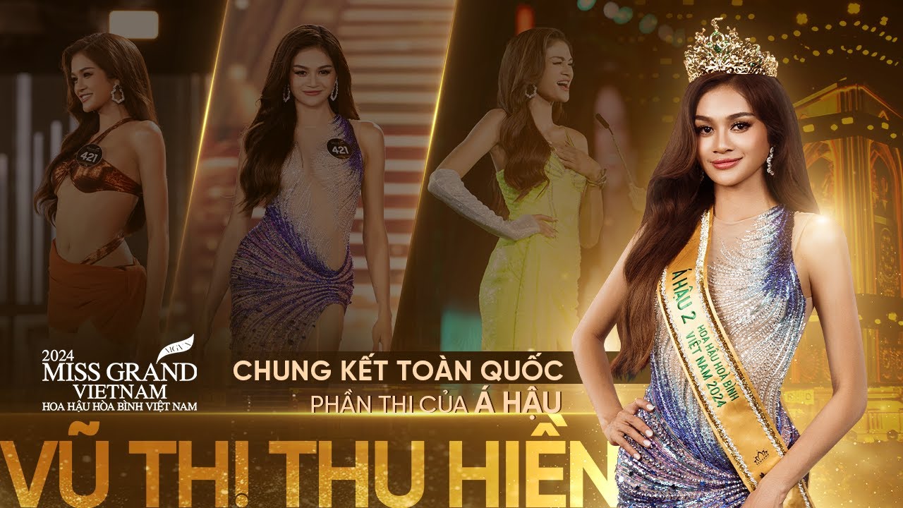 Phần trình diễn của Á hậu 2 Vũ Thị Thu Hiền tại Chung kết Miss Grand Vietnam 2024