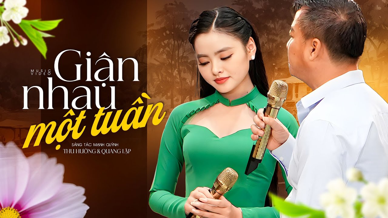 CẶP ĐÔI CHÚ CHÁU Quá Dễ Thương Khi hát GIẬN NHAU MỘT TUẦN - Song Ca Bolero Quang Lập Thu Hường