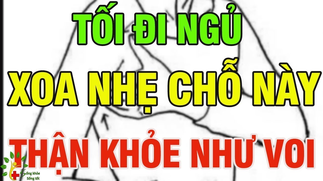 Đi ngủ xoa nhẹ chỗ này, thận khỏe như voi - SKST