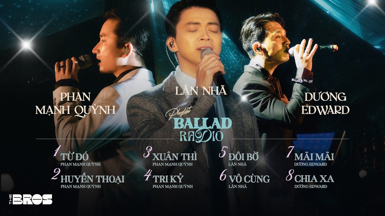 Nhạc Ballad Buồn 2024《 Lân Nhã & Phan Mạnh Quỳnh & Dương Edward Playlist 》Đôi Bờ, Từ Đó, Xuân Thì