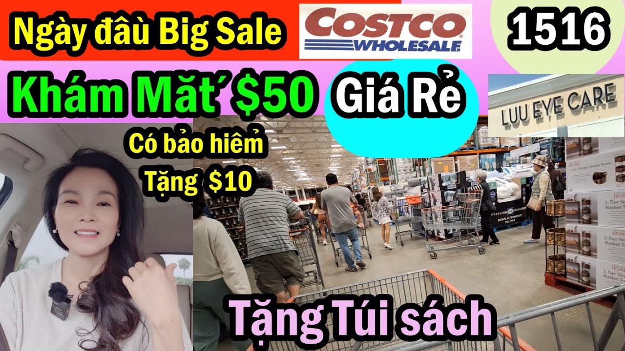 Khám mắt rẻ tặng $10, Costco Wholesale Ngày đầu đông vui thêm hàng mới, #1516