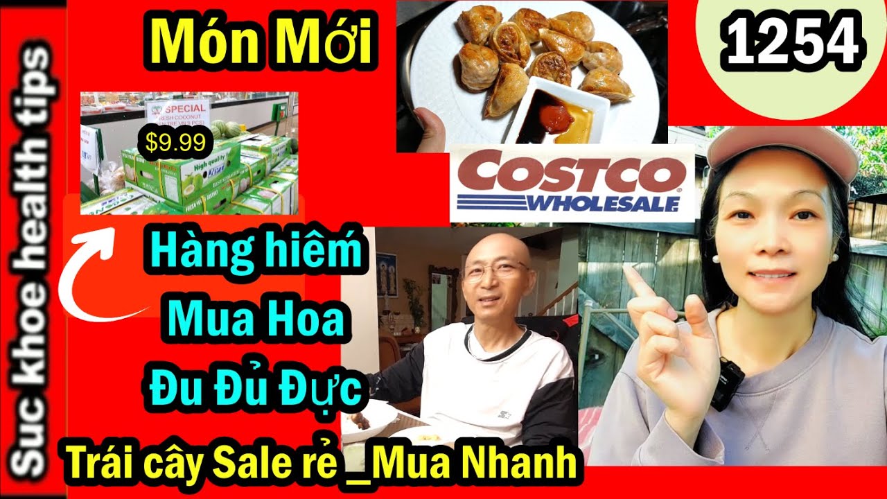 Món Lạ Ngon COSTCO WHOLESALE mua về thử, MUA Hoa đu đủ, TRÁI CÂY RẺ ở chợ,#1254 fruits sale