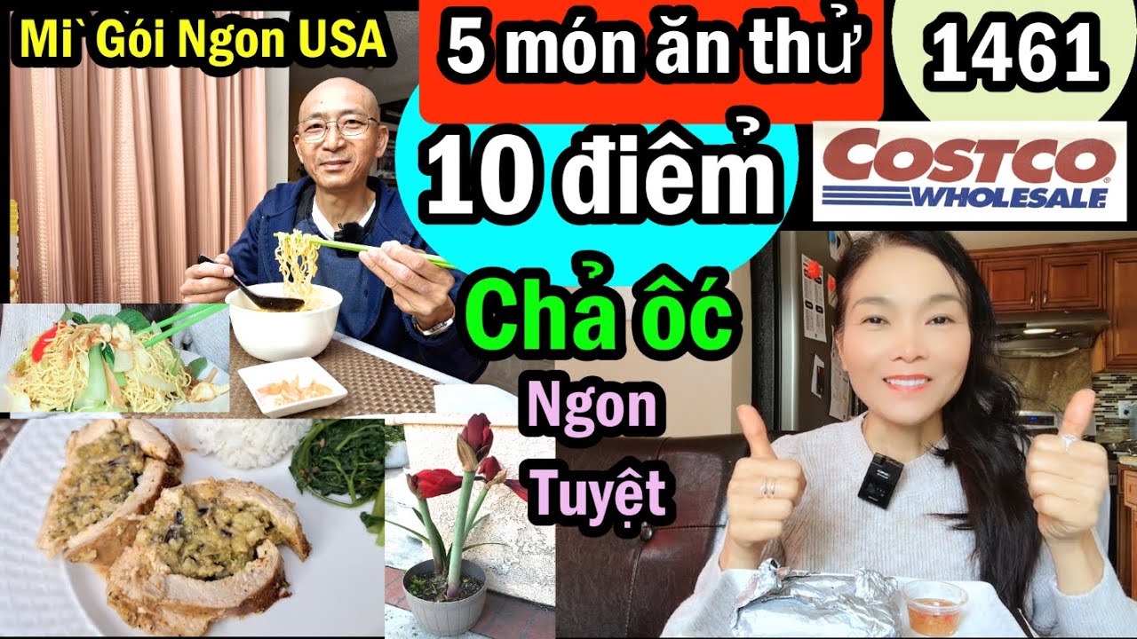 10 điểm chả ốc,Costco Wholesale gà cuộn mì mới 5 món ăn thử mì xào, #1461