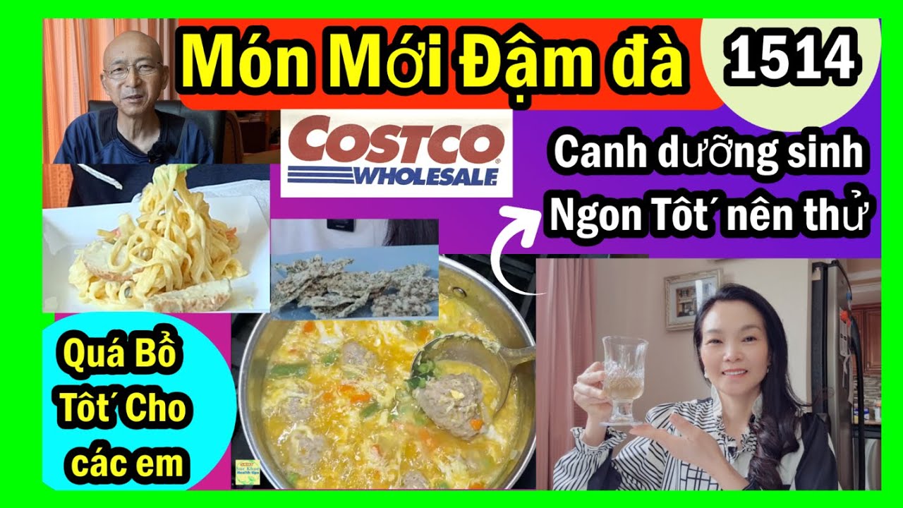 Mới ngon nên thử Costco mì gà canh dưỡng sinh súp thịt rât́ bổ, #1514