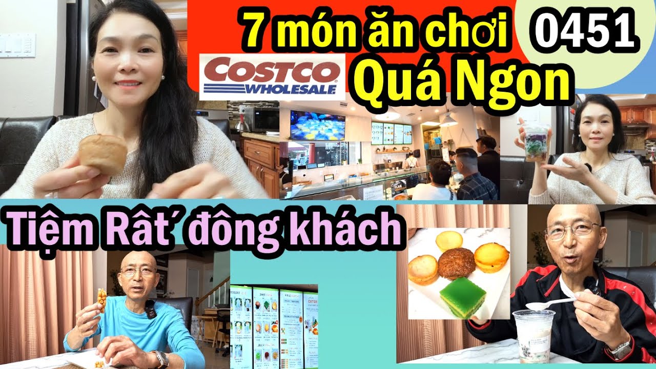 Mới Costco Bánh 3 vị, Xuất sắc 6 món quê nhà ăn vặt, Tiệm rất đông khách, #1451