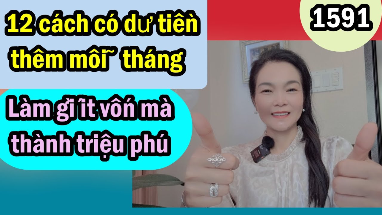 Làm gì để dư thêm tiền mỗi tháng và có tiền triệu lúc về hưu, #1591