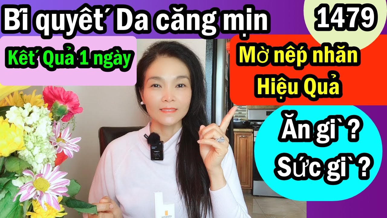 Cách Da căng mịn sau 1 đêm mờ nếp nhăn rất đẹp da, sức gì ăn gì, #1479 skin care tips