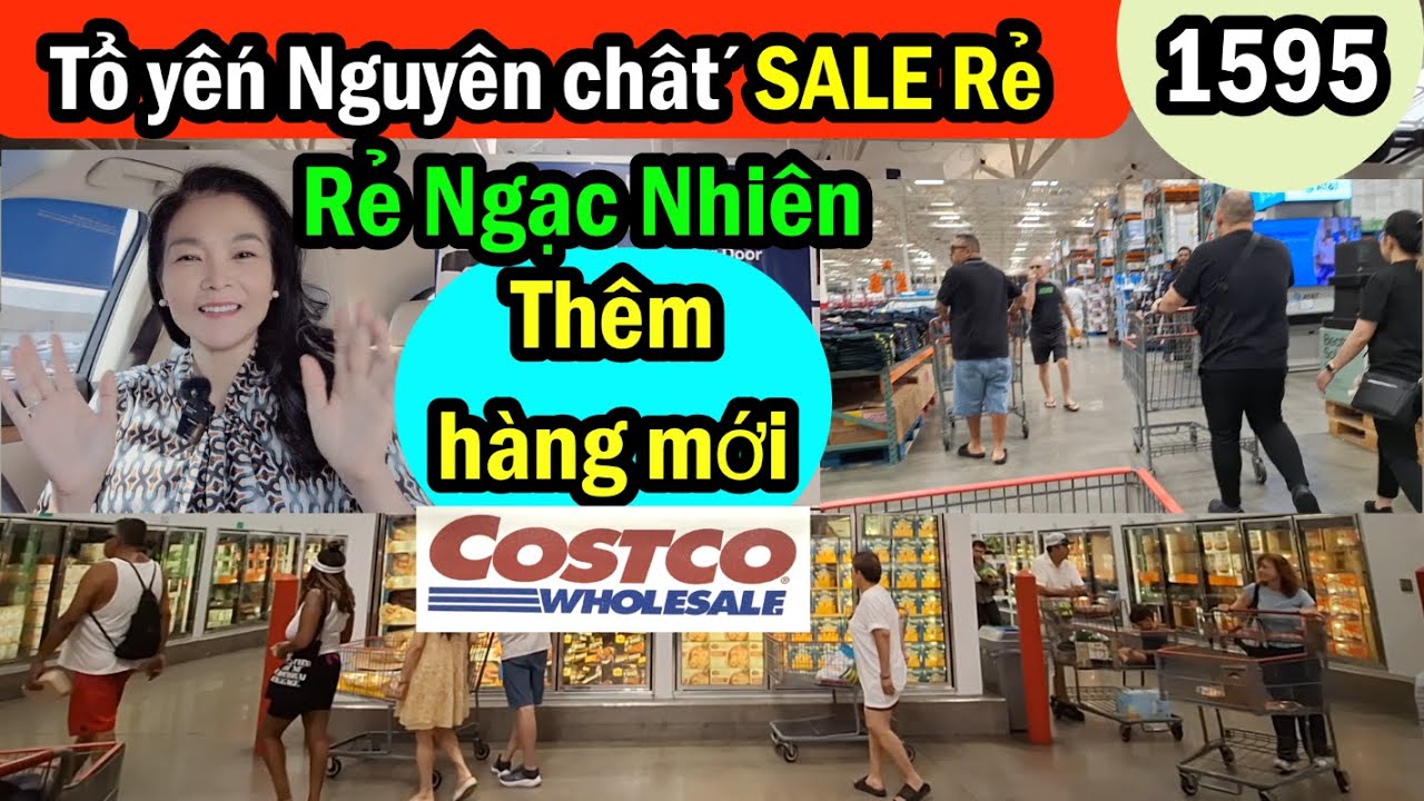 Rẻ ngạc nhiên tổ yến nguyên chất sale Costco thêm hàng mới, hàng đang hạ giá, #1595