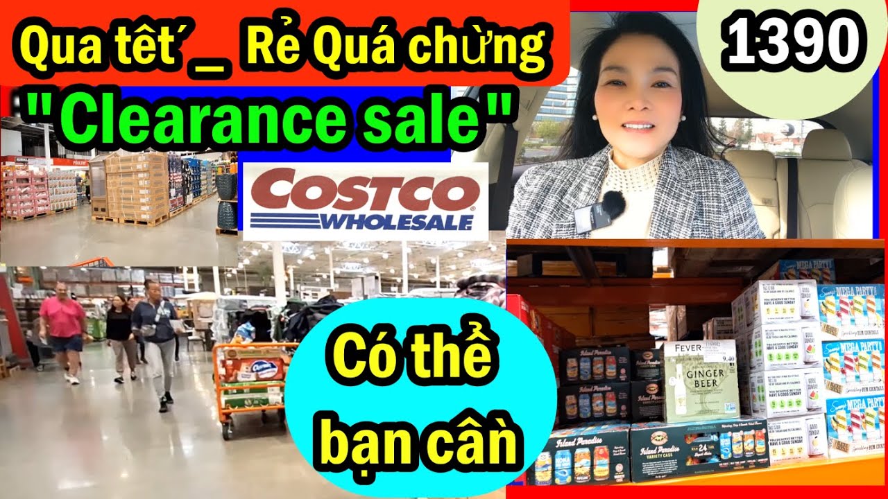 Qua tết rẻ quá chừng luôn Costco Wholesale muốn ra cho nhanh, #1390