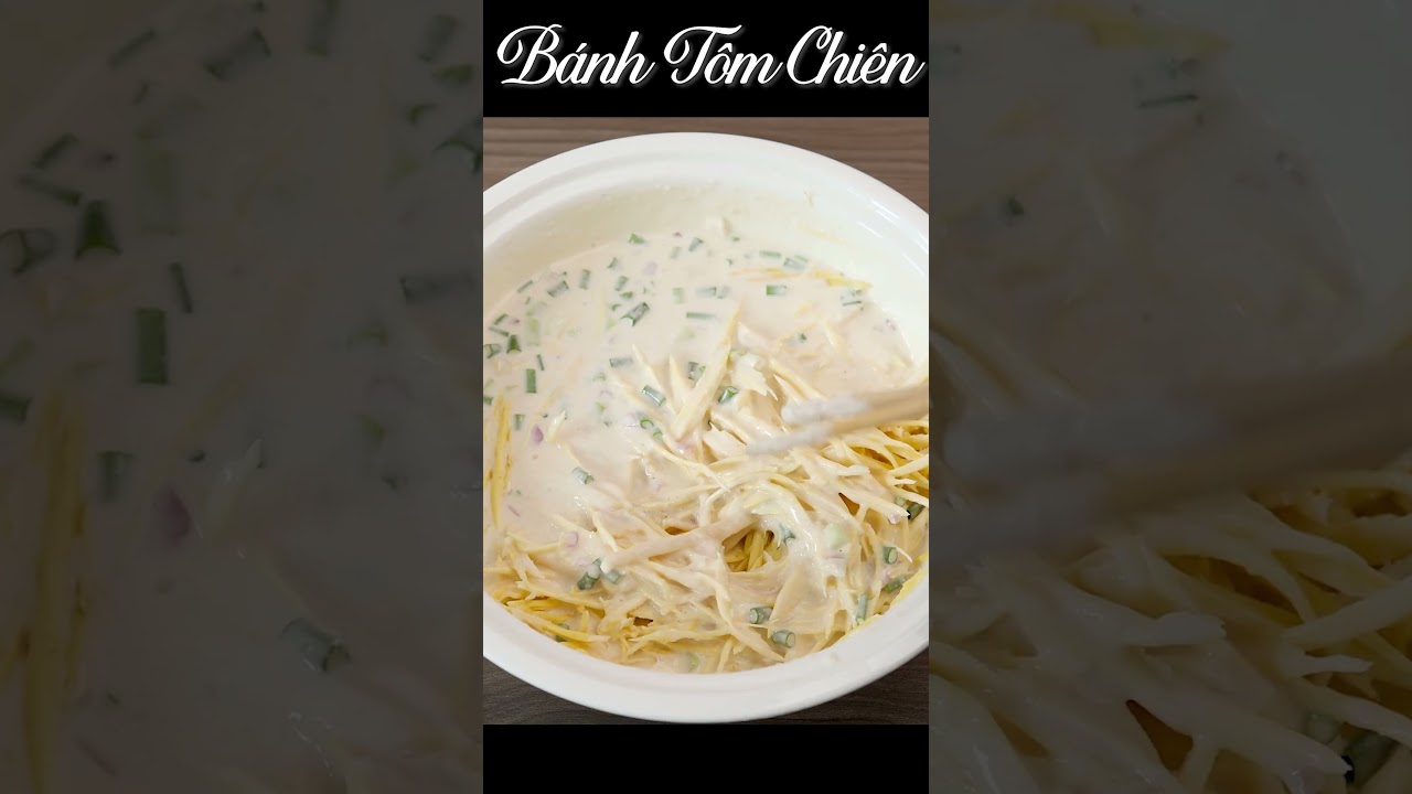 Bánh Khoai Chiên Tôm Giòn Xốp