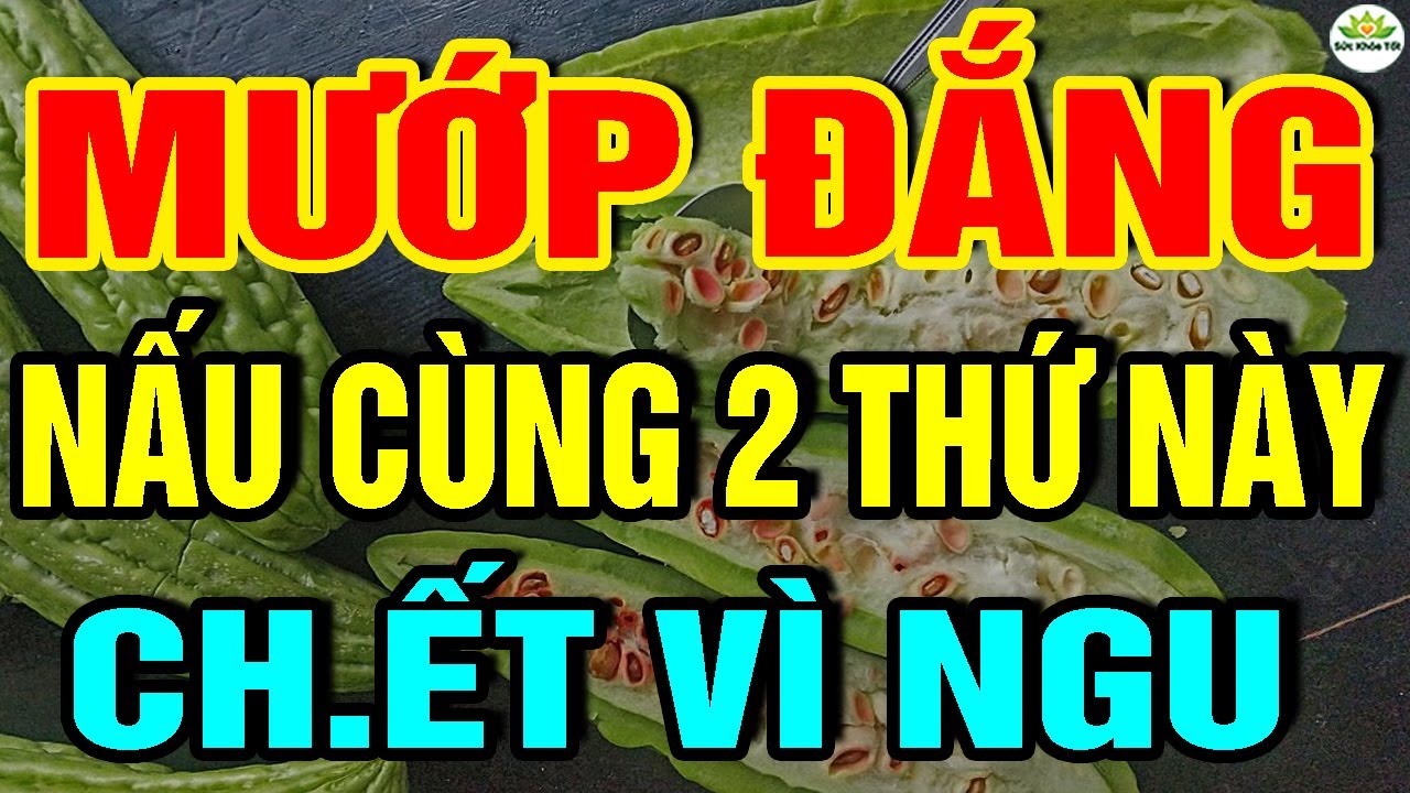 Cảnh Báo: MƯỚP ĐẮNG CỰC KỲ NGUY HIỂM Nếu Nấu Cùng 3 THỨ Này, UNG THƯ Có NgàyCHẾTT ĐỘT TỬ