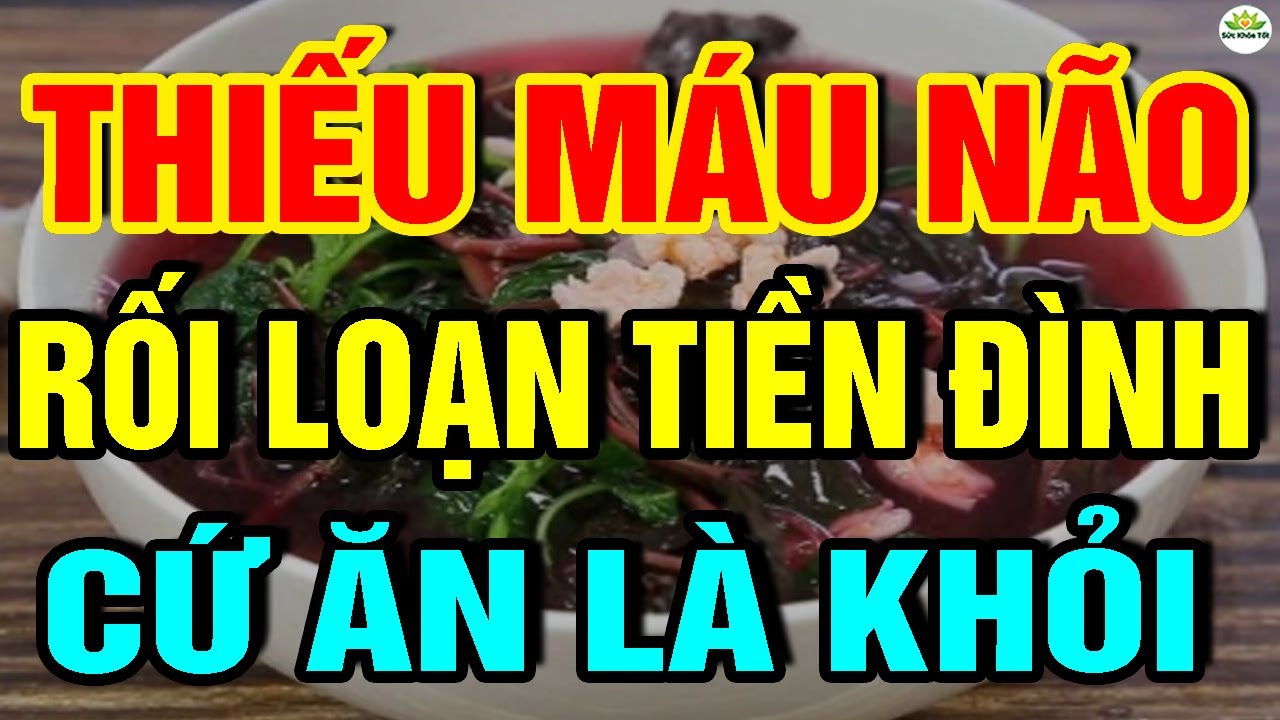 Cảnh báo: Muốn Sống Thọ Cứ Ă.N 6 MÓN Này HẾT THIẾU MÁU NÃO, Đau Đầu Chóng Mặt, Rối Loạn Tiền Đình