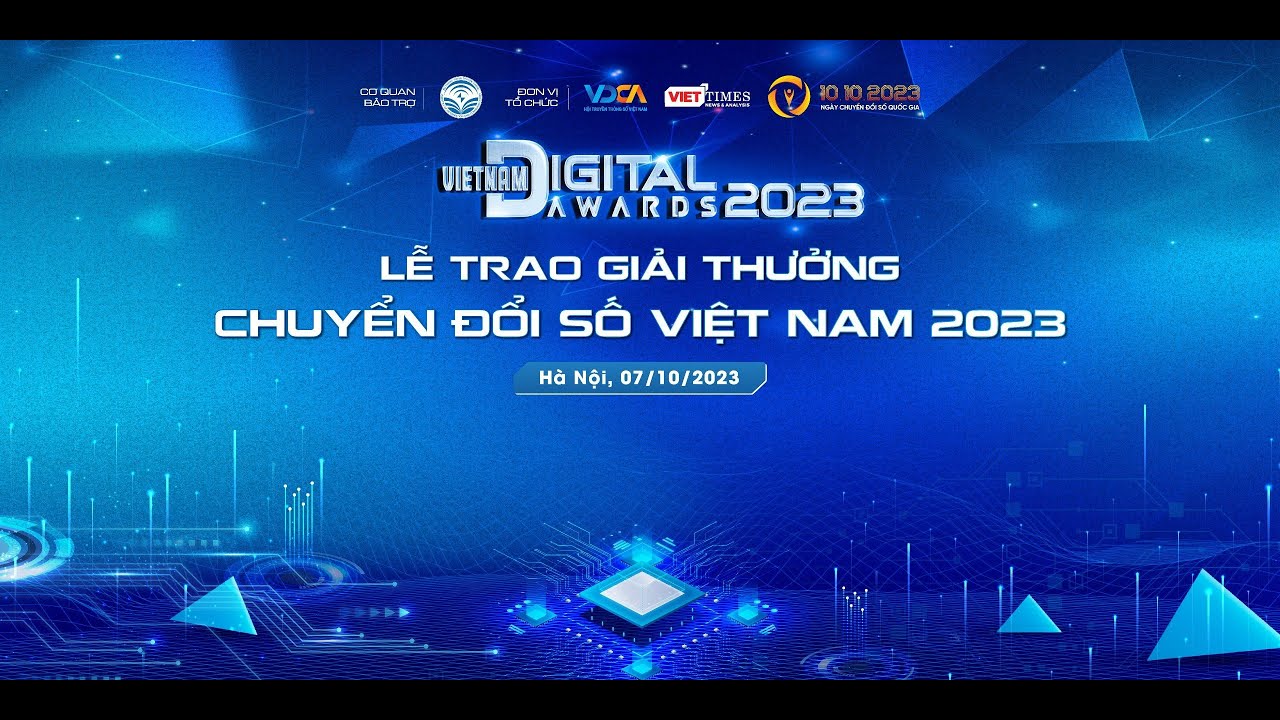 Lễ trao Giải thưởng Chuyển đổi số Việt Nam – Vietnam Digital Awards năm 2023/VTs