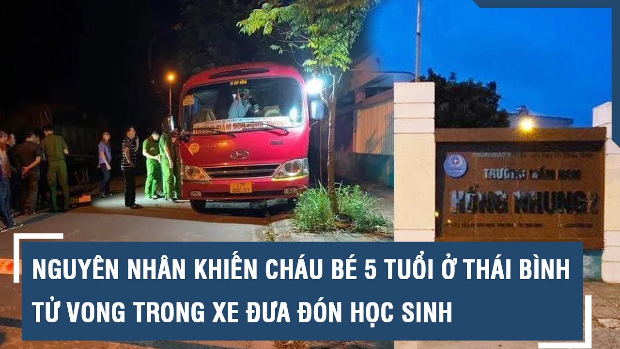 Nguyên nhân khiến cháu bé 5 tuổi ở Thái Bình tử vong trong xe đưa đón học sinh l VTs