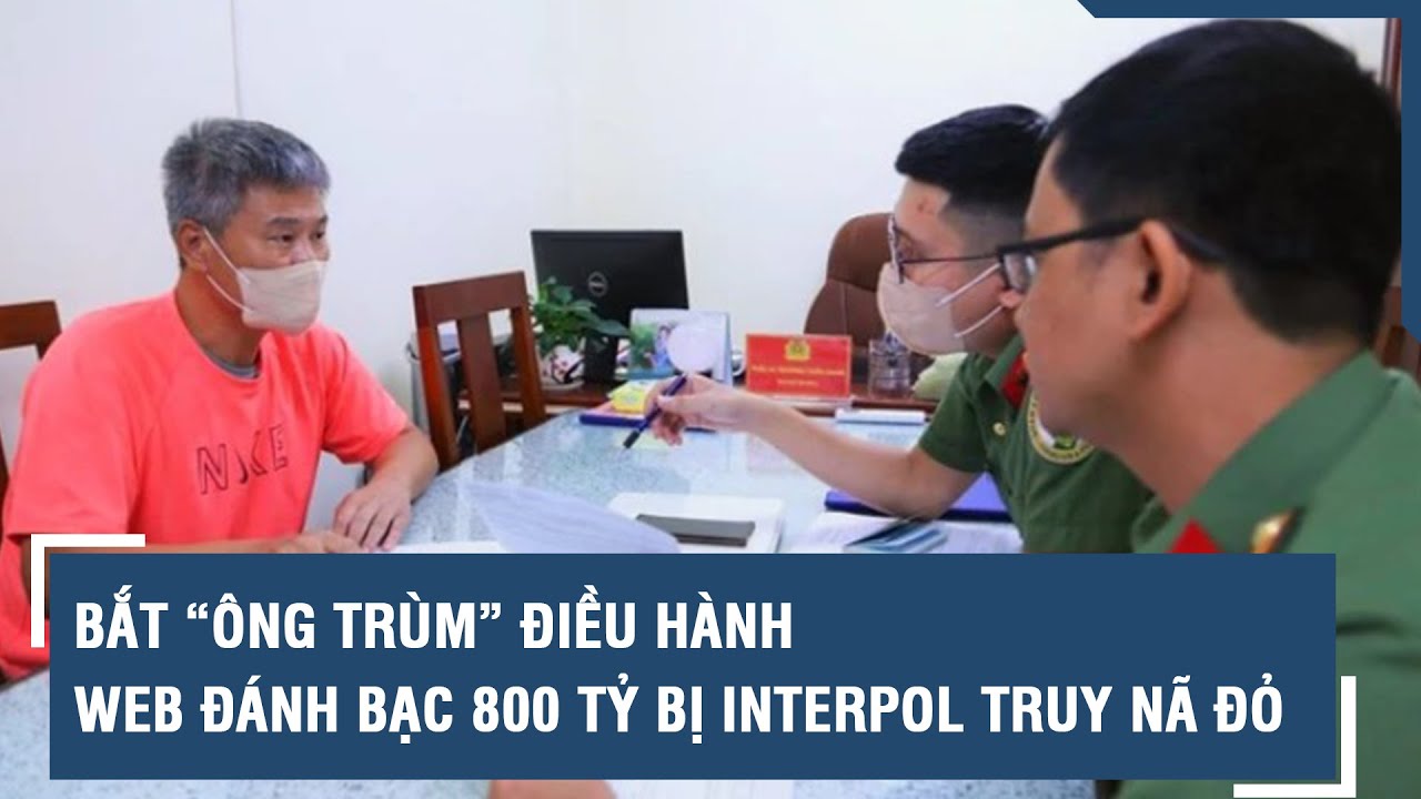 Bắt “ông trùm” điều hành web đánh bạc 800 tỷ bị Interpol truy nã đỏ | VTs