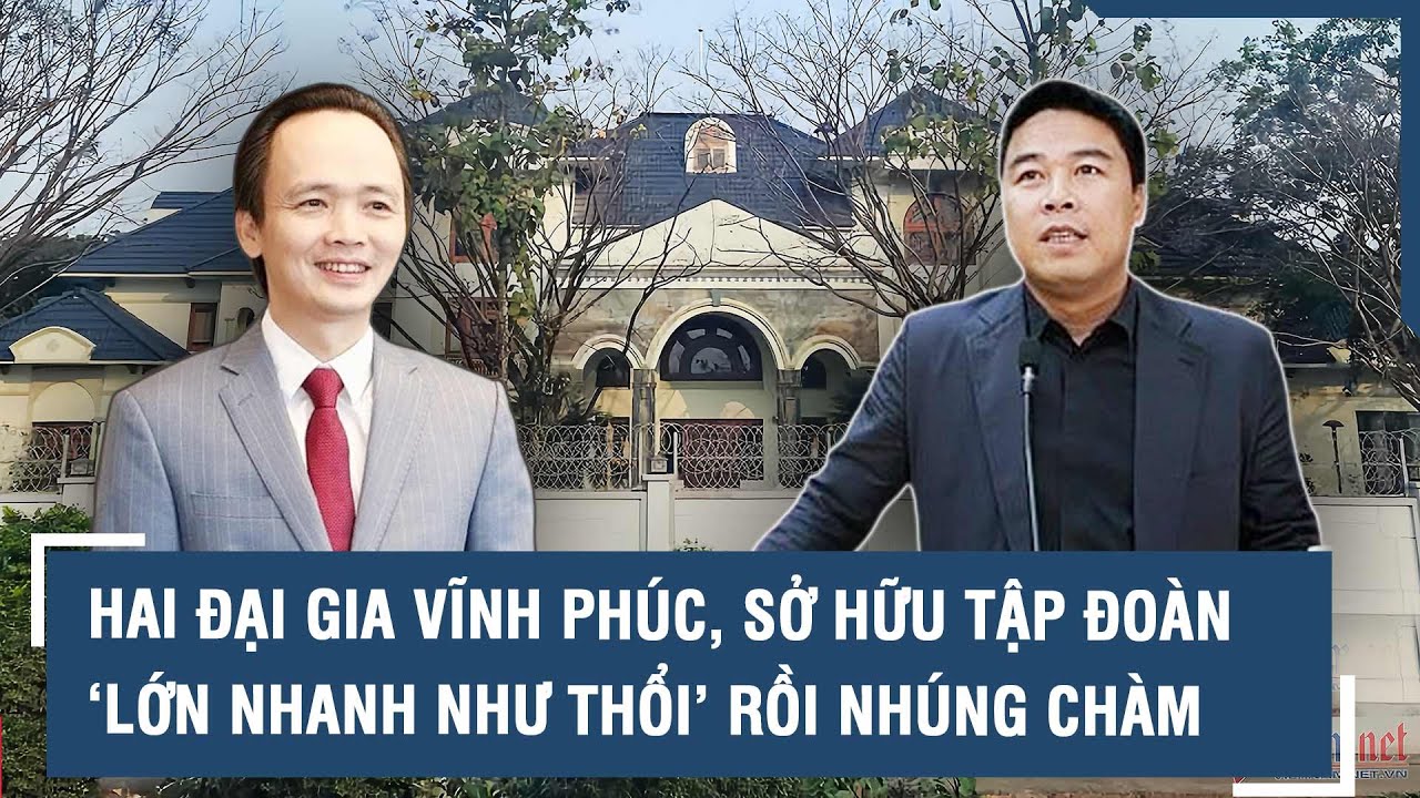 Hai đại gia Vĩnh Phúc, sở hữu tập đoàn ‘lớn nhanh như thổi’ rồi nhúng chàm | VTs