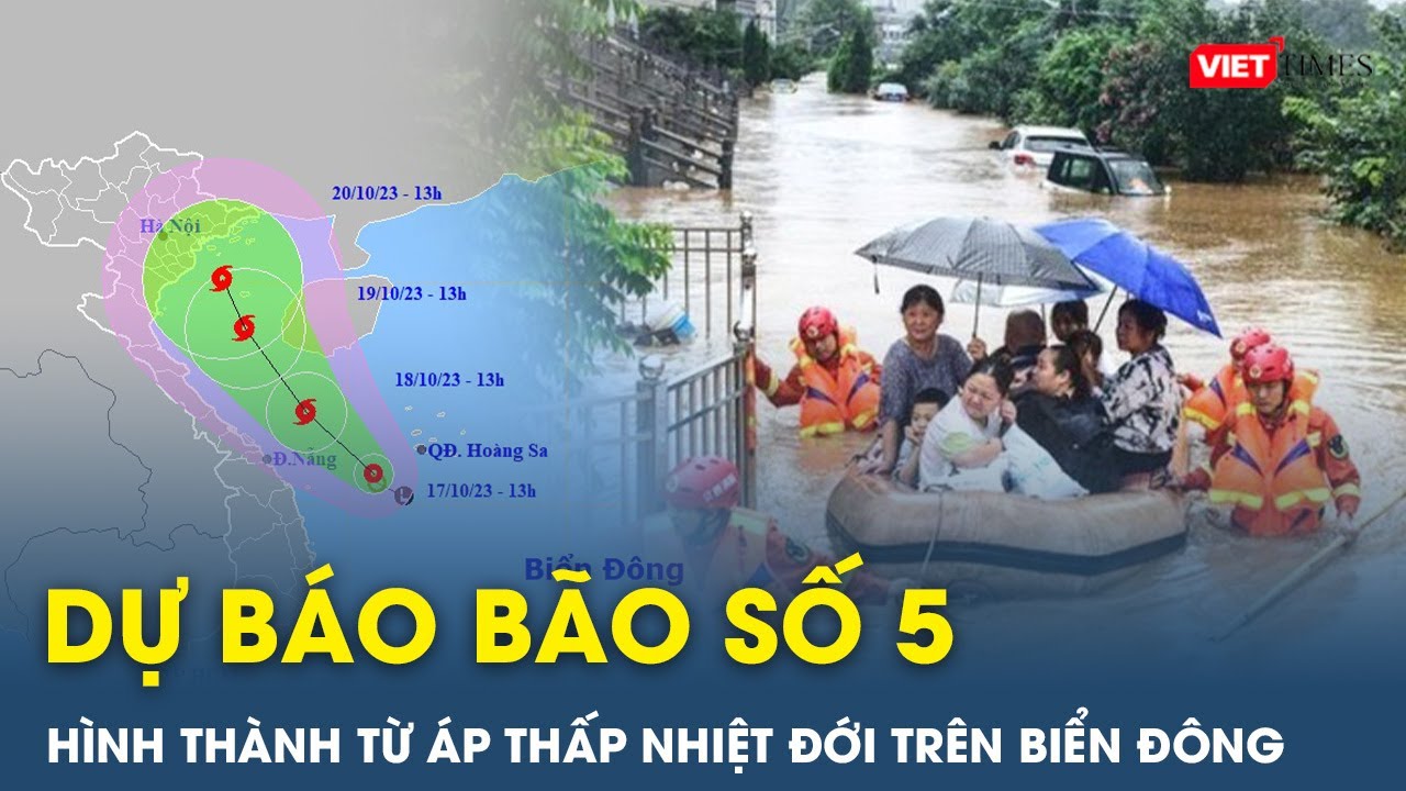 Áp thấp nhiệt đới trên Biển Đông sắp mạnh thành bão số 5, hướng vào vịnh Bắc bộ | Viettimes