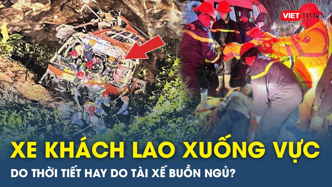 Nguyên nhân xe khách lao xuống vực ở Đà Nẵng: Do thời tiết hay do tài xế buồn ngủ?| VietTimes