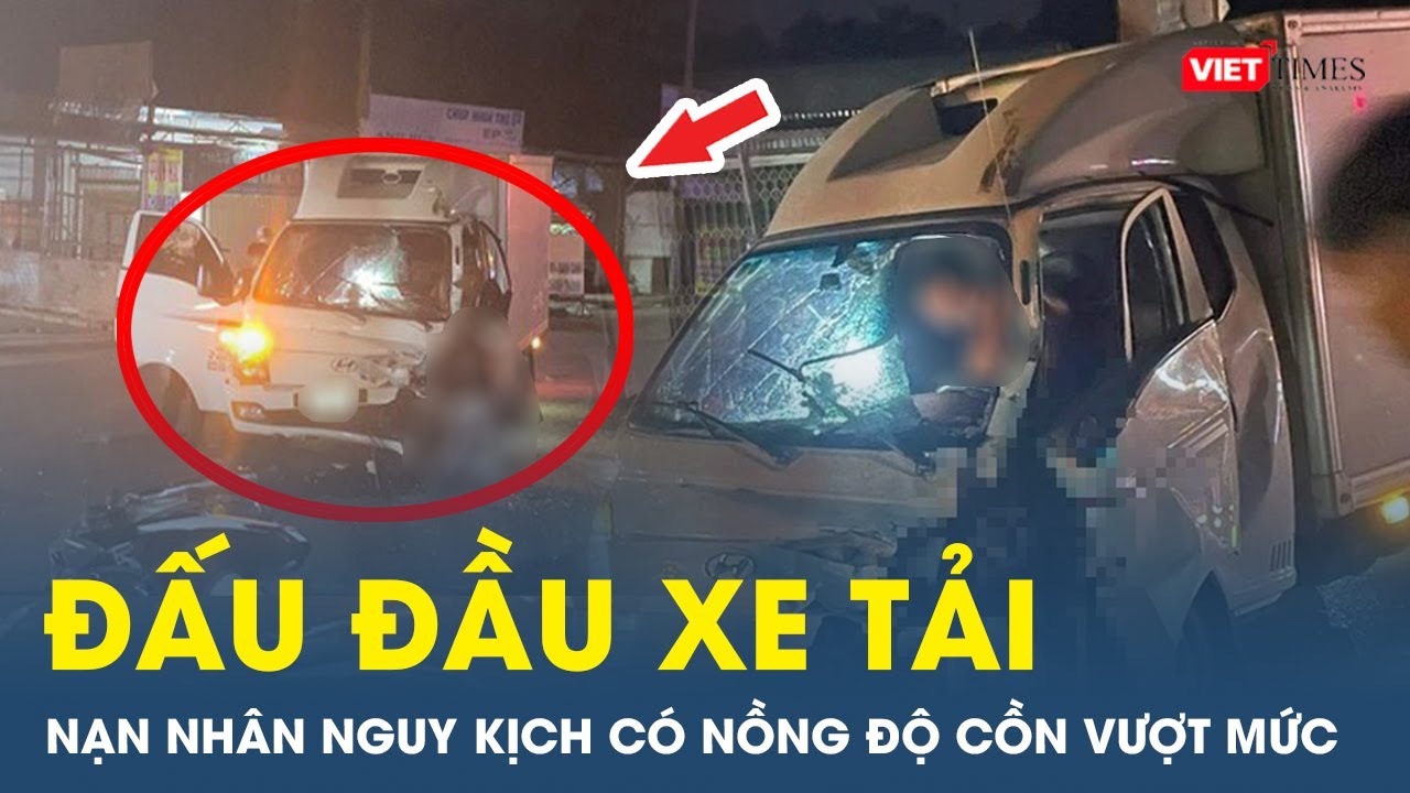 Vụ xe máy kẹp 4 lao vào đầu xe tải ở Đồng Nai: Nạn nhân nguy kịch có nồng độ cồn trong máu cao | VT