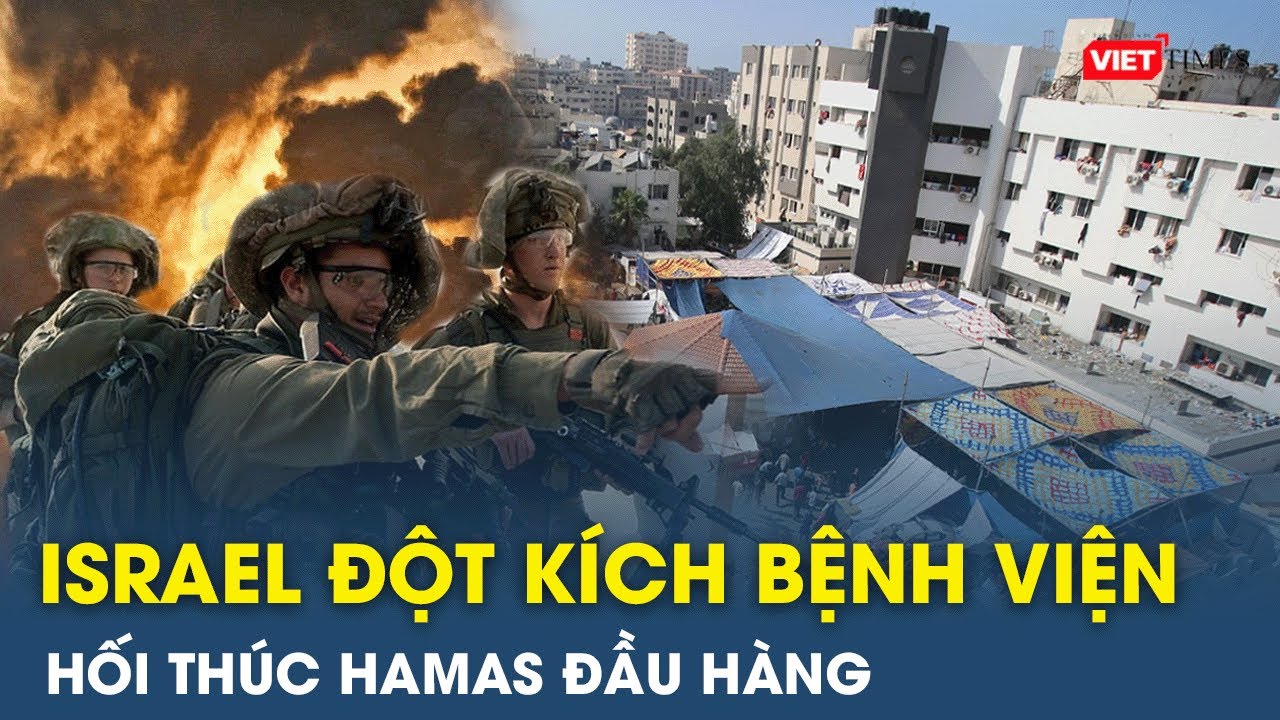 Cận cảnh video phát hiện xưởng UAV của Hamas, Israel bắt đầu đột kích bệnh viện lớn nhất Gaza | VT