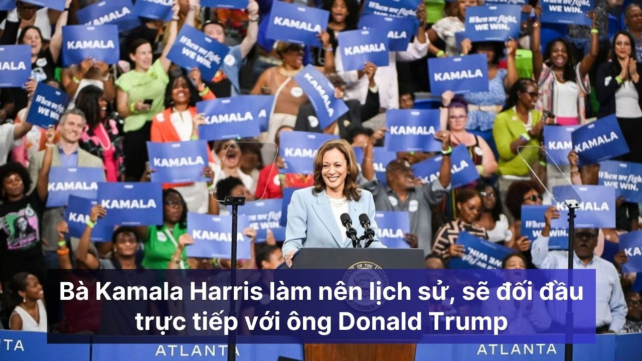 Bà Kamala Harris làm nên lịch sử, sẽ đối đầu trực tiếp với ông Donald Trump I Viettimes