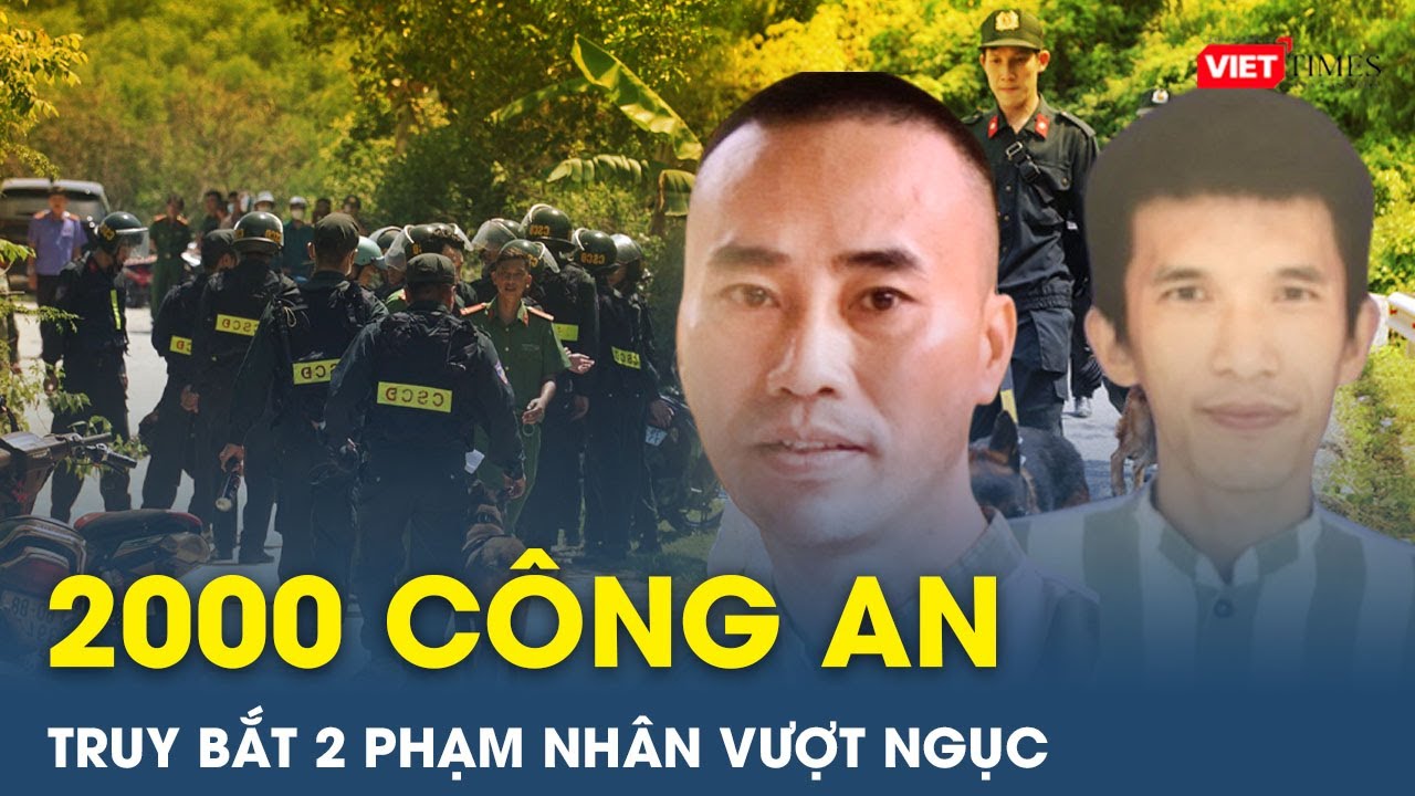 2.000 công an thức xuyên đêm, băng 8ha rừng ngập mặn truy bắt 2 phạm nhân vượt ngục | VT