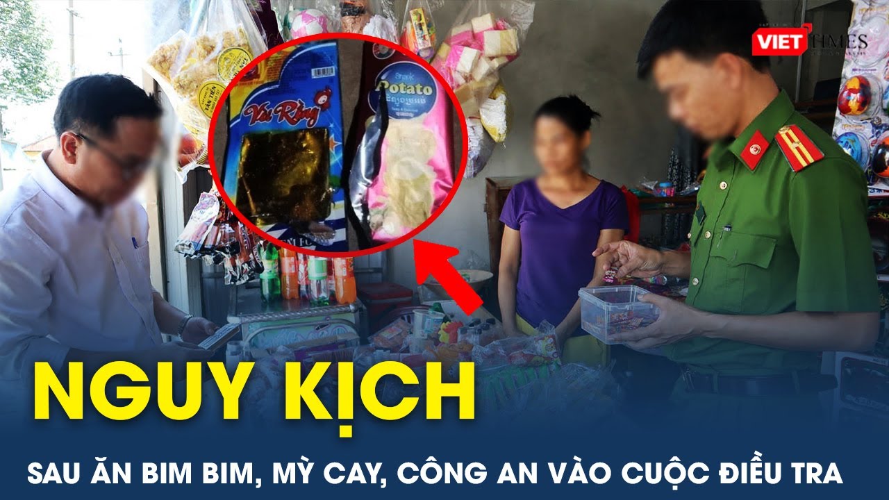 Hôn mê, thở máy sau ăn bim bim, mỳ cay, công an Thanh Hóa vào cuộc xác minh | Viettimes