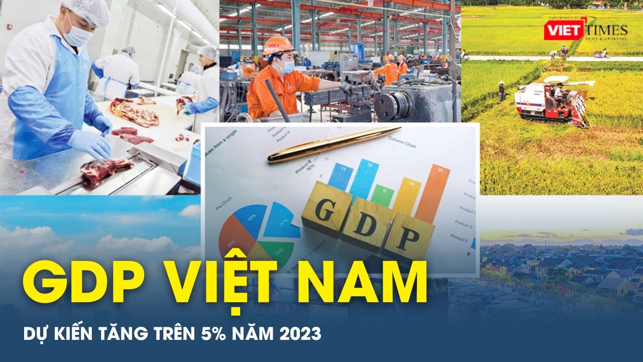 GDP Việt Nam năm 2023 dự kiến tăng trên 5% | VTs