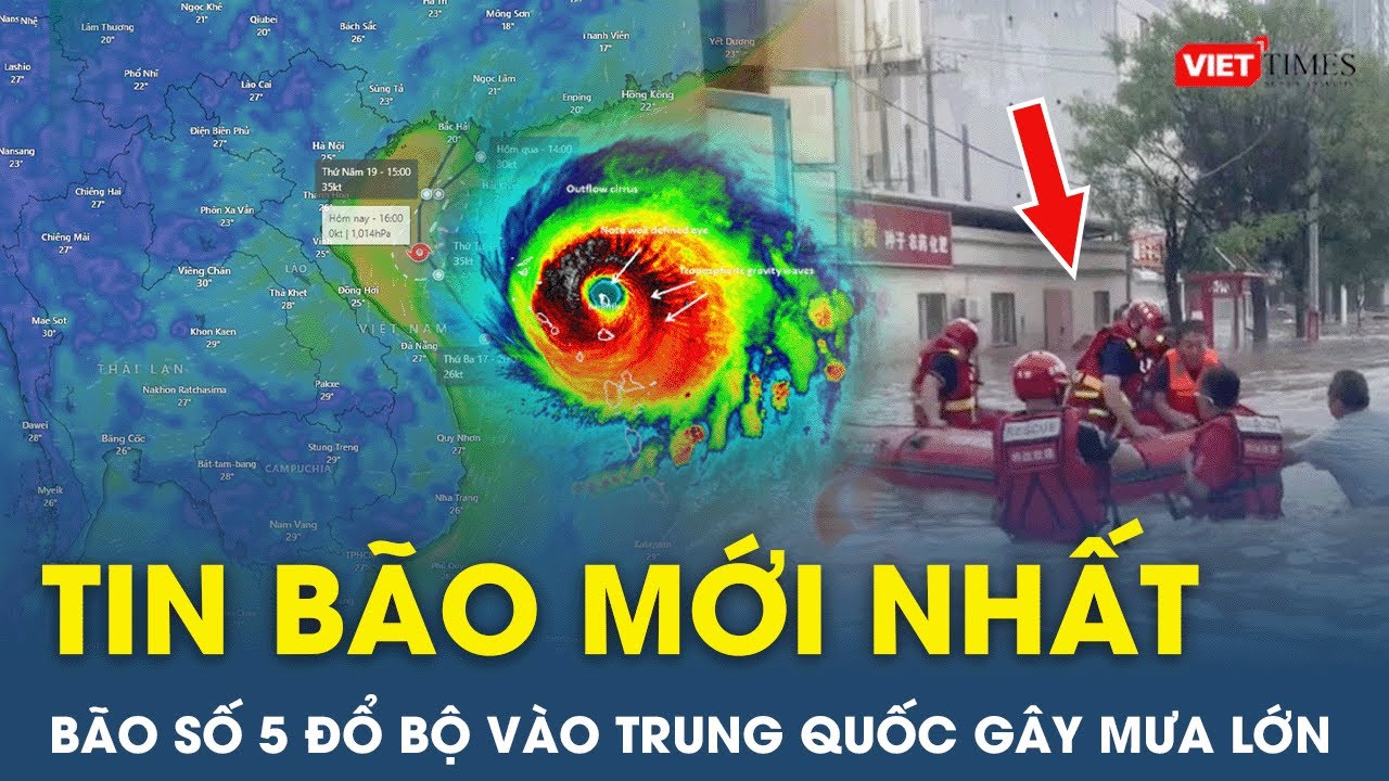 Bão số 5 Sanba bất ngờ chuyển hướng đổ bộ phía nam Trung Quốc, gây mưa kỷ lục | VietTimes