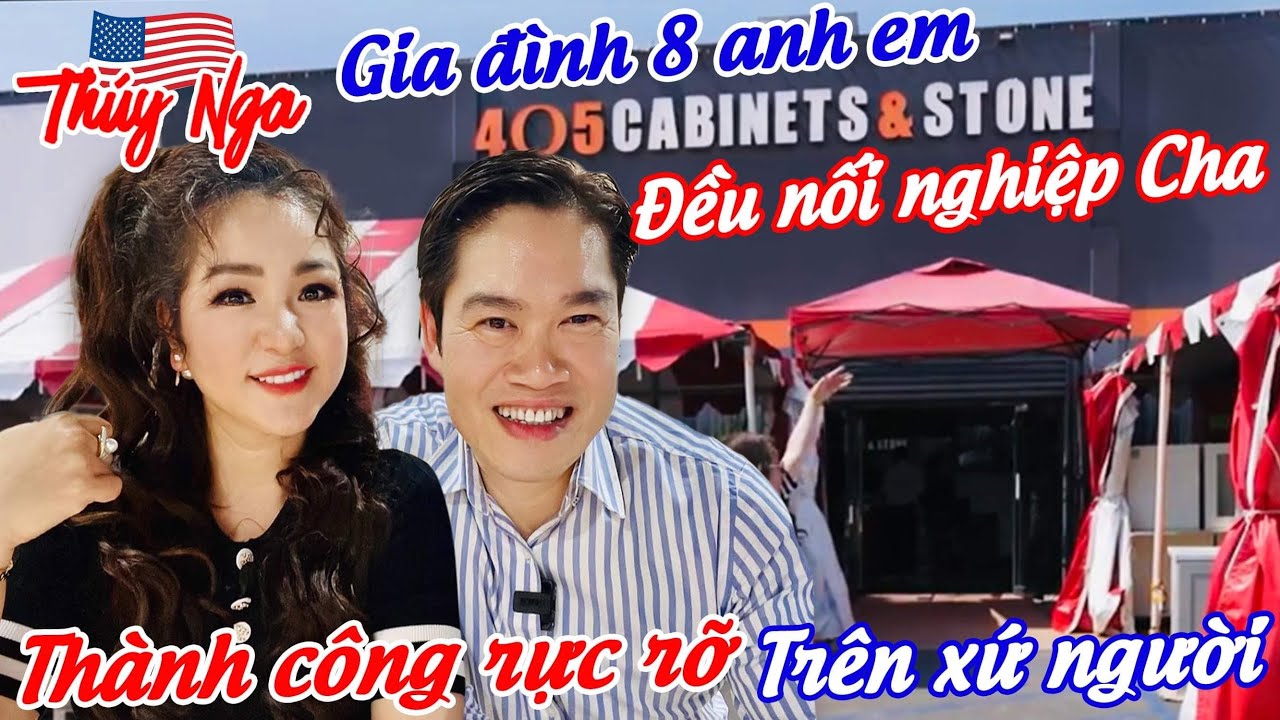 Gia đình 8 anh em đều nối nghiệp Cha.. Thành Công rực rỡ trên xứ người…